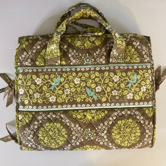 VERA BRADLEY Hanging Multicompartment Toiletry Jewelry Travel Organizer VG Cond. - Picture 2 of 8